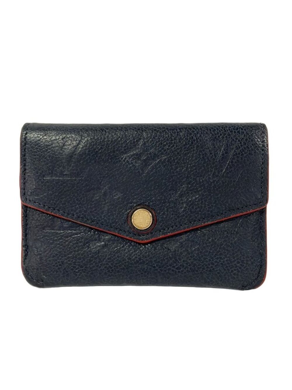 Louis Vuitton Coin Purse Monogram Empreinte Pochette Cles Marine Rouge Leather